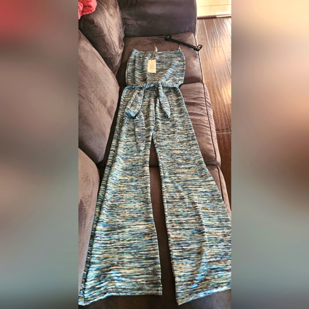 Elan Multicolor Striped Jumpsuit